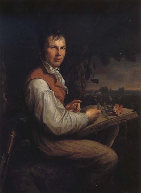 Friedrich Georg Weitsch Alexander von Humboldt oil painting image